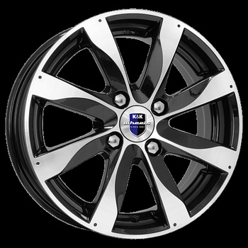 K&K K&K Джемини 6x15 4*100 Et:45 Dia:56,6 алмаз черный