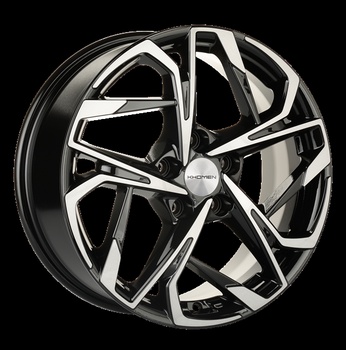 Khomen Khomen 1716 7x17 5*114,3 Et:45 Dia:60,1 Black-FP