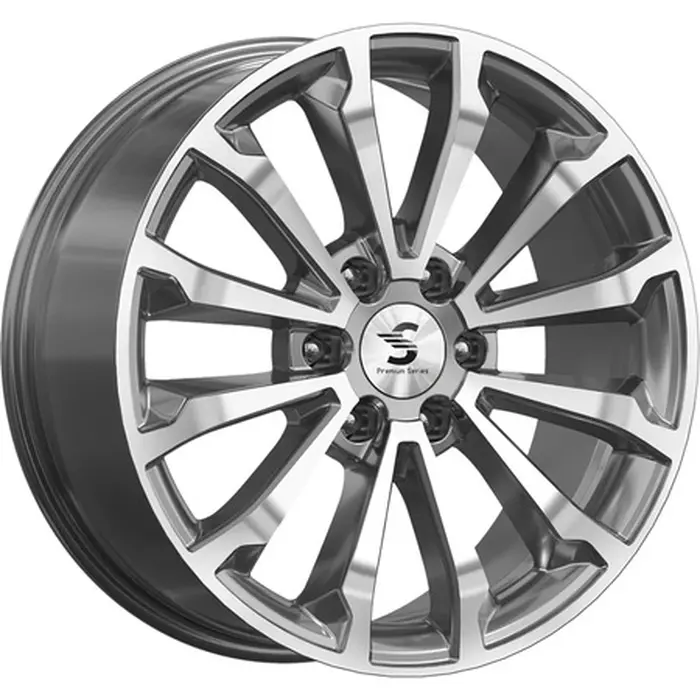 Premium Series КР006 8,5x20 6*139,7 Et:33 Dia:100,1 Diamond gloss graphite