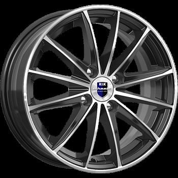 K&K K&K Пойнт Бланк 6x15 4*100 Et:40 Dia:67,1 алмаз чёрный