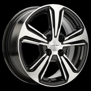 Khomen Khomen 1502 6x15 4*100 Et:48 Dia:54,1 BLACK-FP