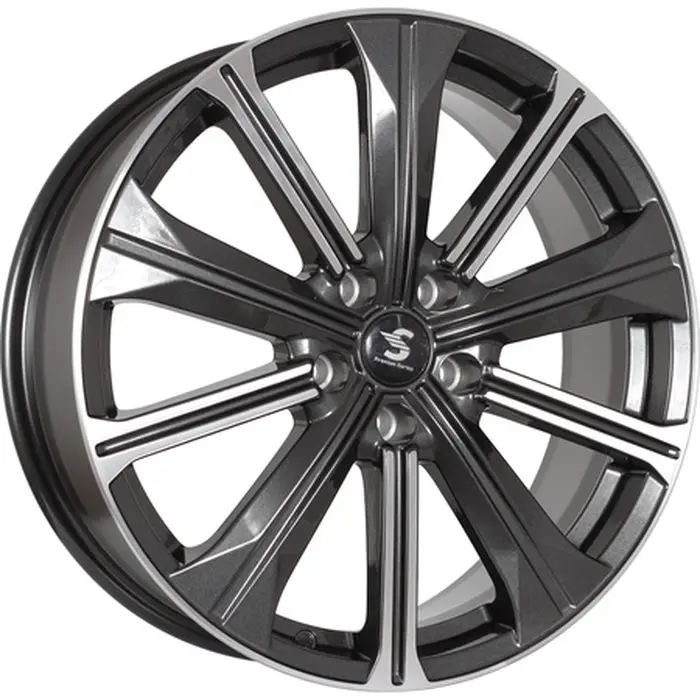 Premium Series КР013 7x19 5*108 Et:33 Dia:60,1 Diamond quartz