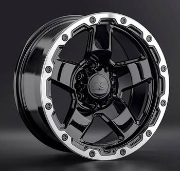 LS wheels LS wheels LS1371 9,5x18 6*139,7 Et:5 Dia:106,1 bkl