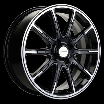 Khomen Khomen 1707 6,5x17 4*100 Et:50 Dia:60,1 Black-FP