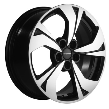 Khomen Khomen 1724 7x17 5*114,3 Et:45 Dia:60,1 Black-FP